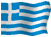 Drapeau grec animé